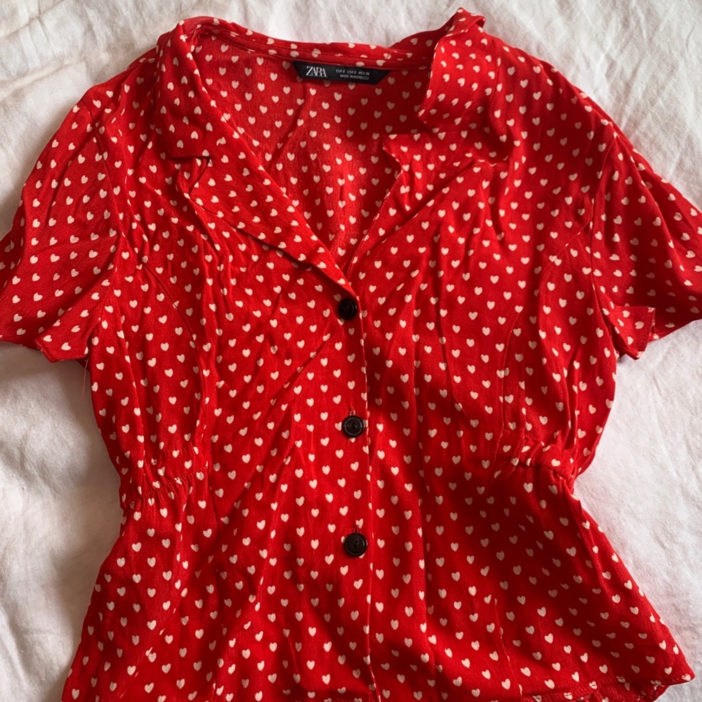 Zara Heart Top